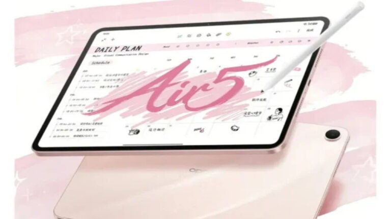 oppo Pad Air5 Officially Launches with a 12-Inch Display and Massive 10,050 mAh Battery