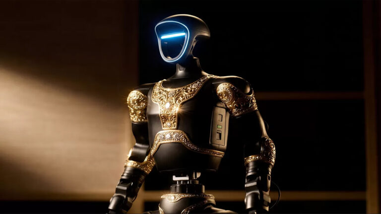 Caviar Rilis Robot Humanoid Super Mewah, Punya "Skin" Emas