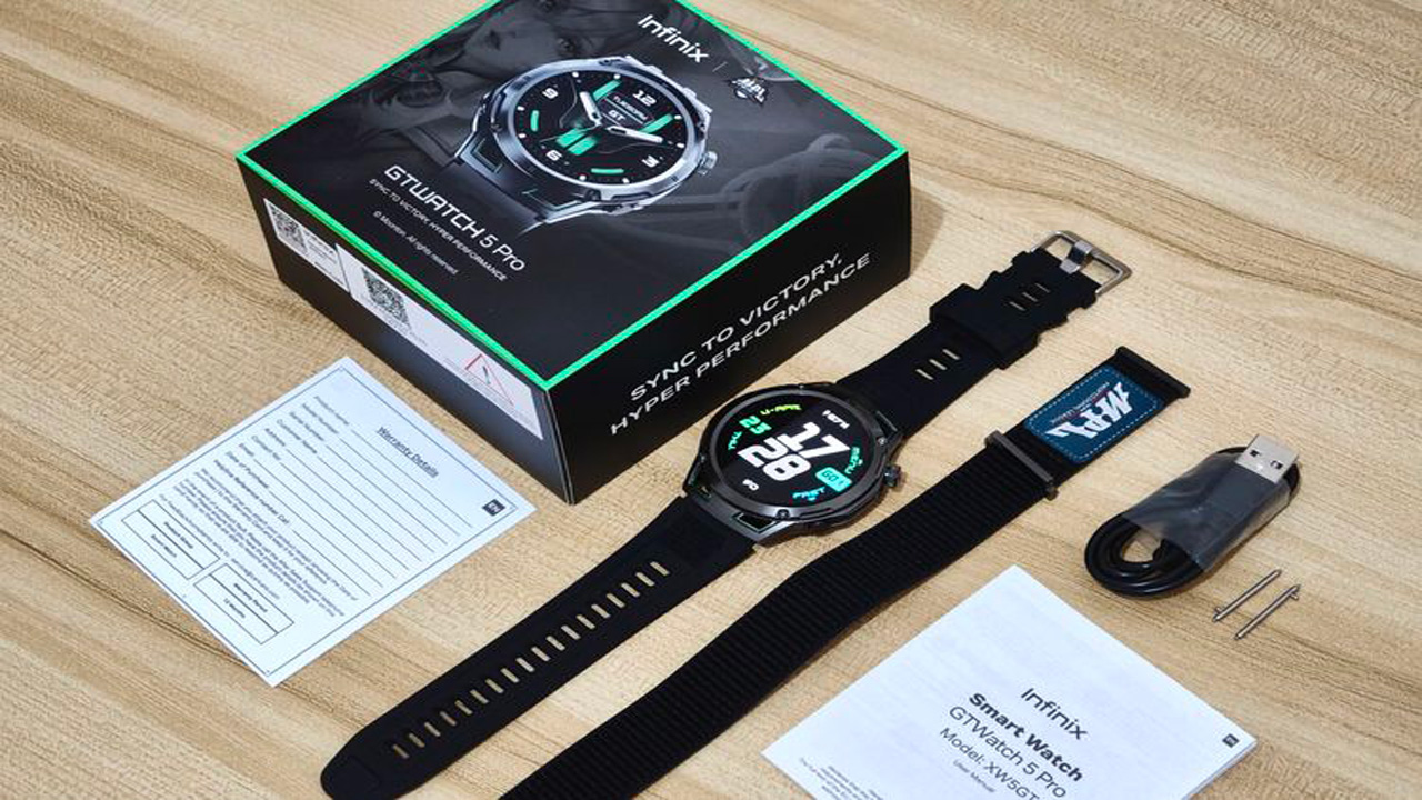 Unboxing Infinix GT Watch 5 Pro Edisi MPL: Desain Sporty dan Fitur Lengkap