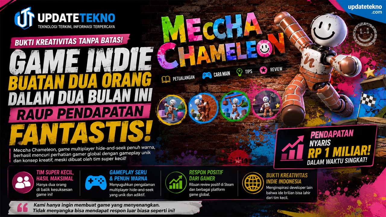 Game Indie Buatan Dua Orang dalam Dua Bulan Ini Raup Pendapatan Fantastis