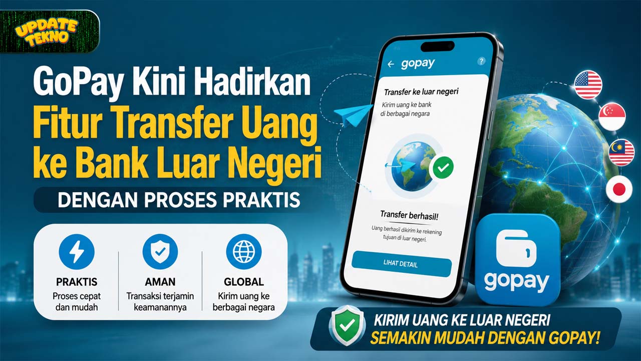GoPay Kini Hadirkan Fitur Transfer Uang ke Bank Luar Negeri dengan Proses Praktis