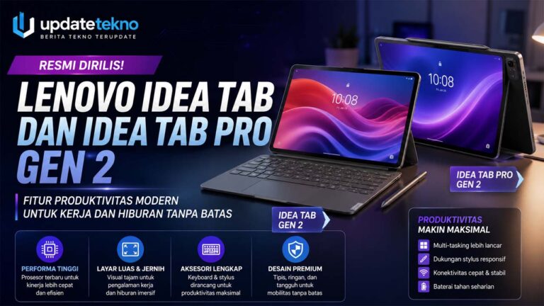 Lenovo Resmi Hadirkan Idea Tab dan Idea Tab Pro Gen 2 dengan Fitur Produktivitas Modern