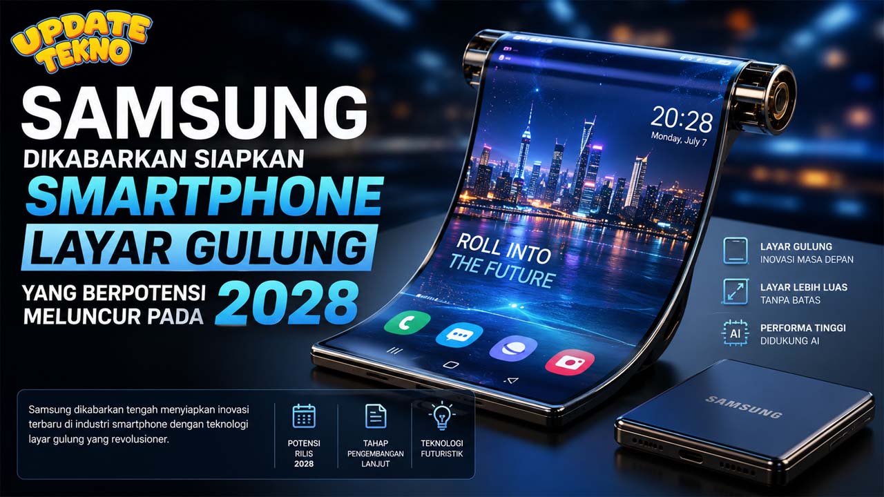 Samsung Dikabarkan Siapkan Smartphone Layar Gulung yang Berpotensi Meluncur pada 2028
