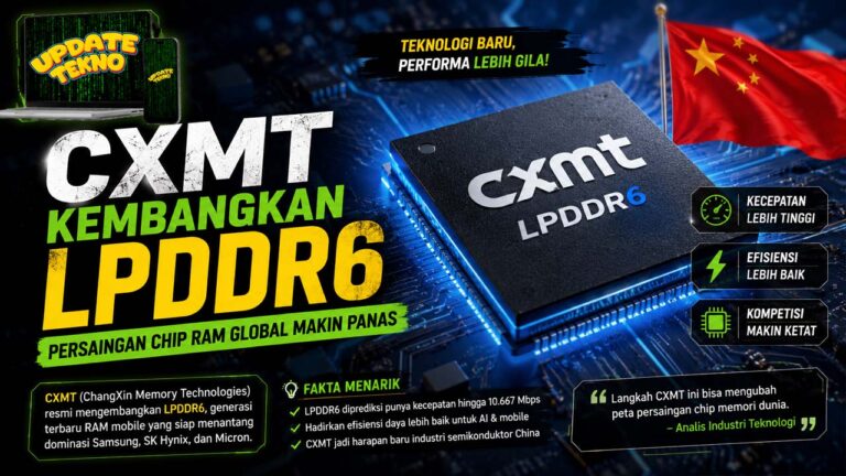 CXMT Kembangkan LPDDR6, Persaingan Chip RAM Global Makin Panas