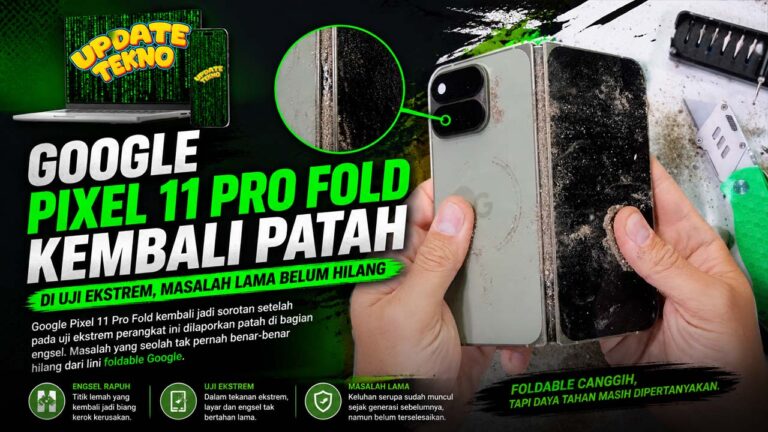 Google Pixel 11 Pro Fold Kembali Patah di Uji Ekstrem, Masalah Lama Belum Hilang