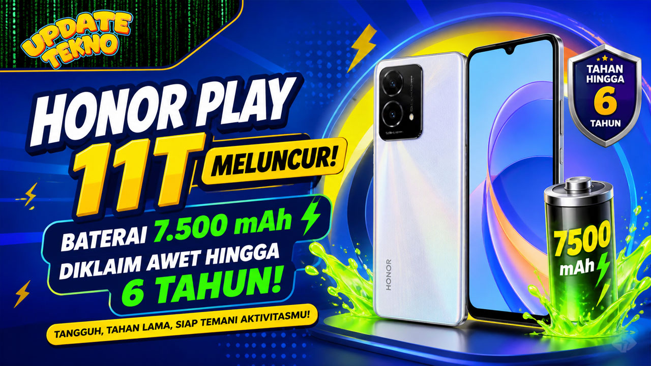 Honor Play 11T Meluncur dengan Baterai 7.500 mAh, Diklaim Awet hingga 6 Tahun