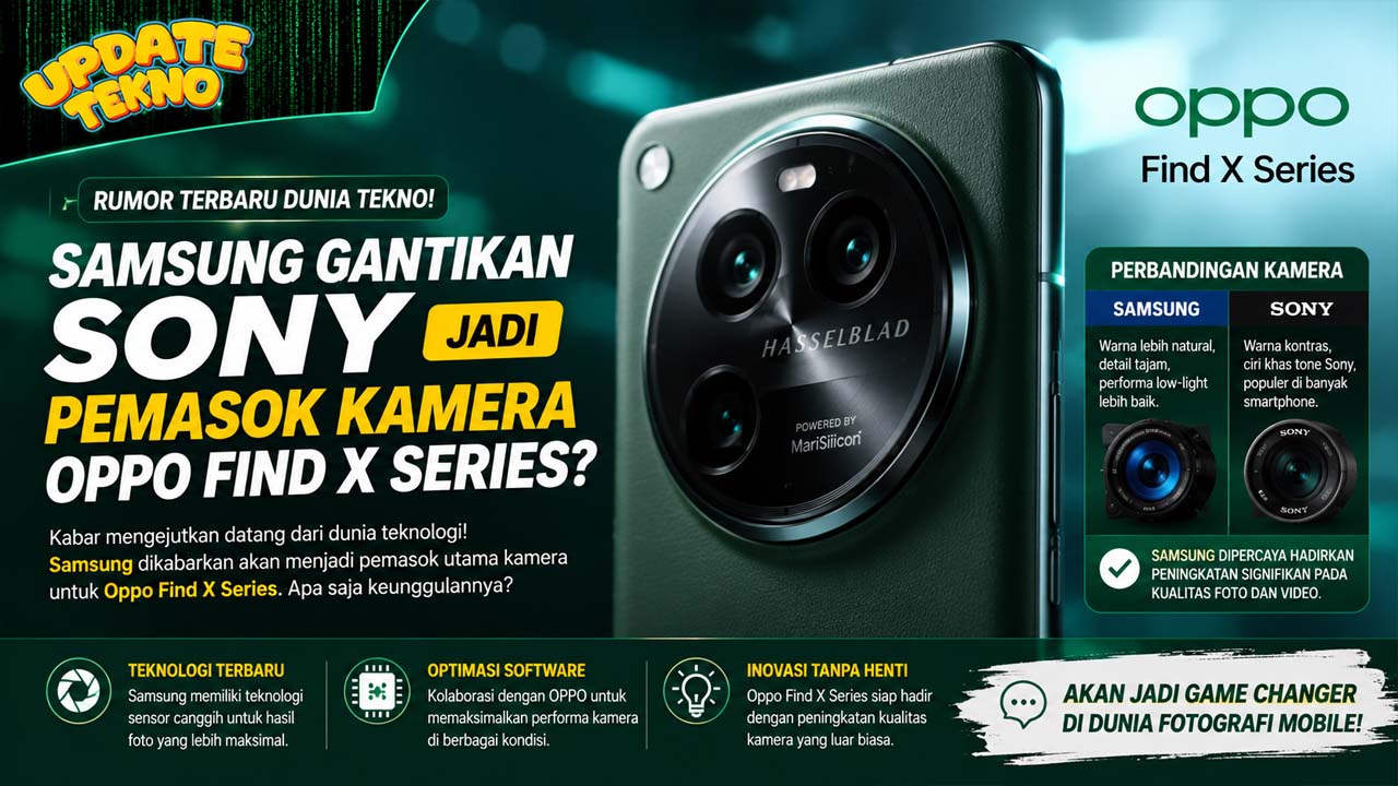 Samsung Gantikan Sony Jadi Pemasok Kamera Oppo Find X Series?