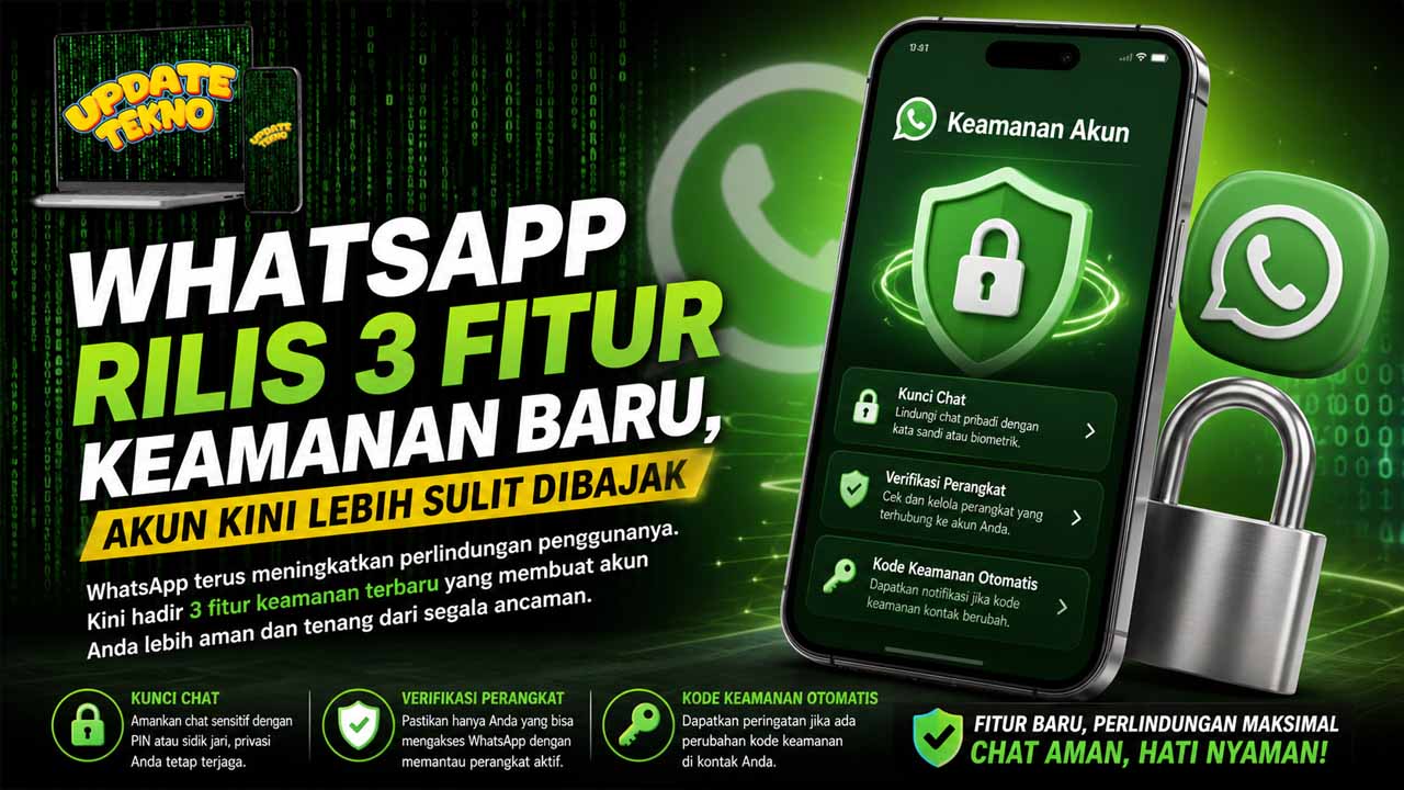 WhatsApp Rilis 3 Fitur Keamanan Baru, Akun Kini Lebih Sulit Dibajak