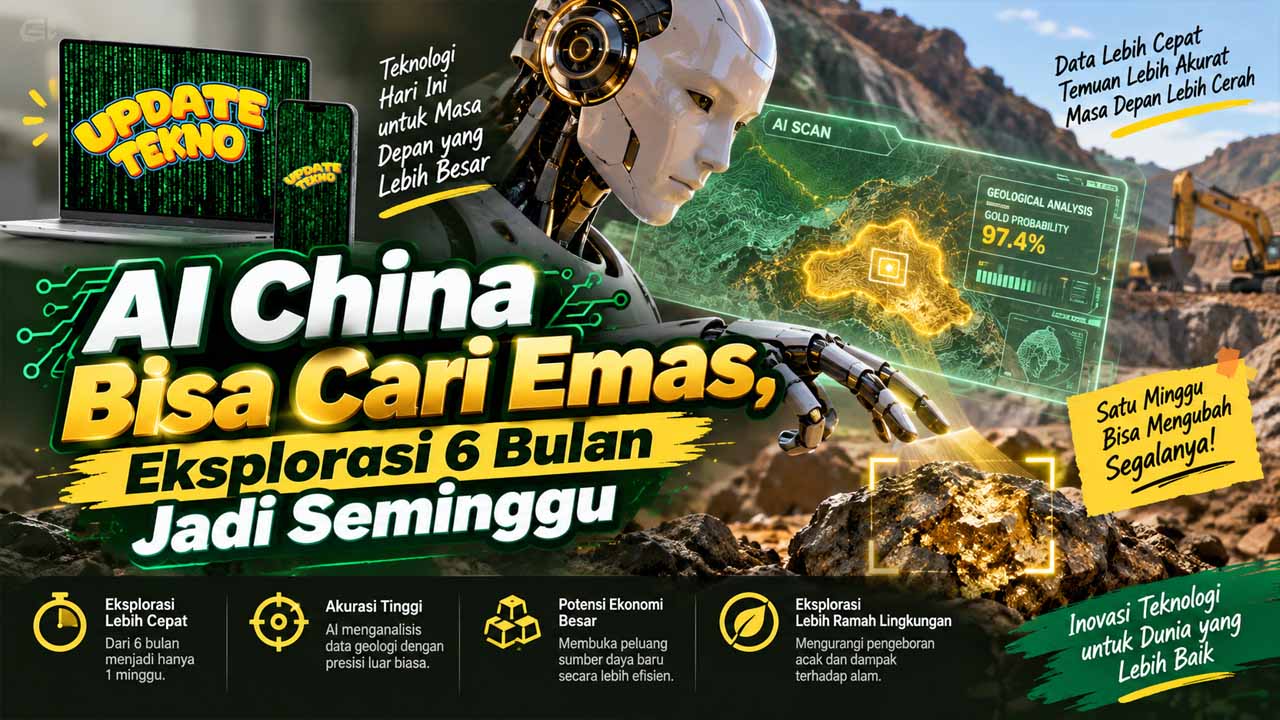 AI China Bisa Cari Emas, Eksplorasi 6 Bulan Jadi Seminggu