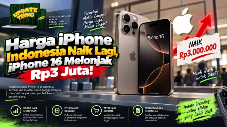 Harga iPhone Indonesia Naik Lagi, iPhone 16 Melonjak Rp3 Juta