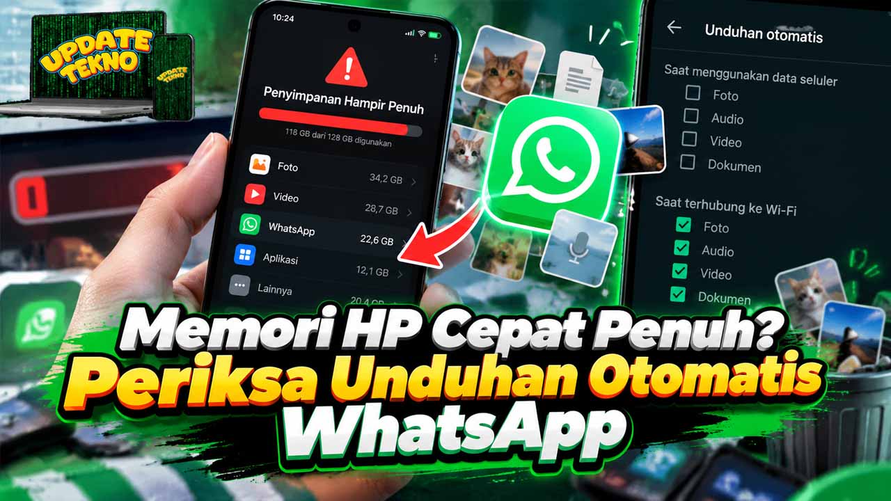 Memori HP Cepat Penuh? Periksa Unduhan Otomatis WhatsApp