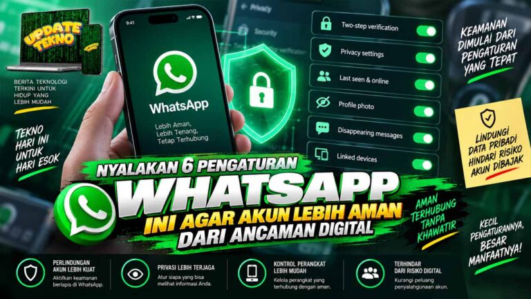 Nyalakan 6 Pengaturan WhatsApp Ini agar Akun Lebih Aman dari Ancaman Digital