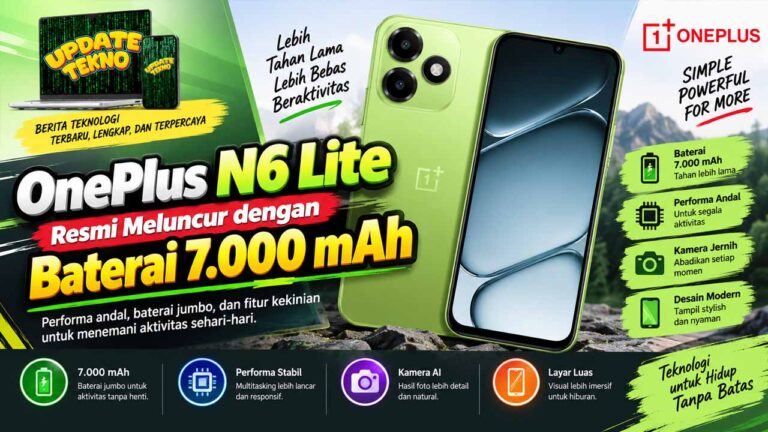 OnePlus N6 Lite Resmi Meluncur dengan Baterai 7.000 mAh