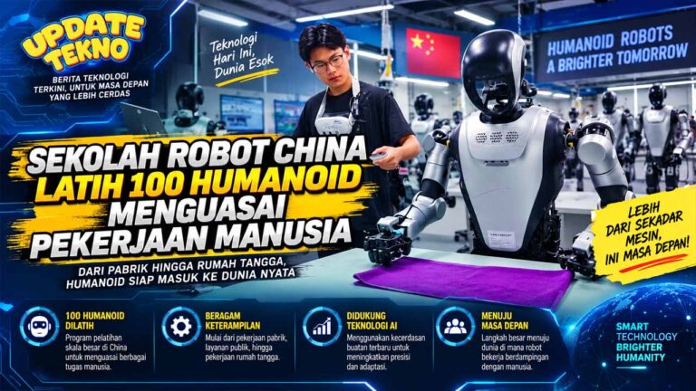 Sekolah Robot China Latih 100 Humanoid Menguasai Pekerjaan Manusia