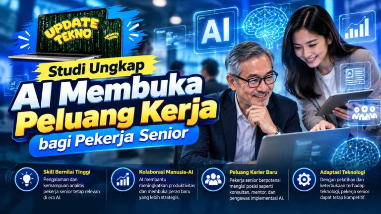 Studi Ungkap AI Membuka Peluang Kerja bagi Pekerja Senior