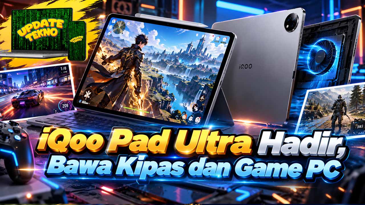 iQoo Pad Ultra Hadir, Bawa Kipas dan Game PC