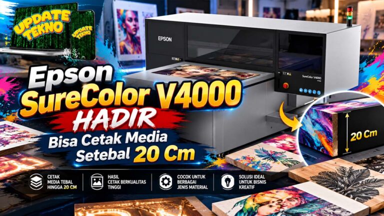 Epson SureColor V4000 Hadir, Bisa Cetak Media Setebal 20 Cm