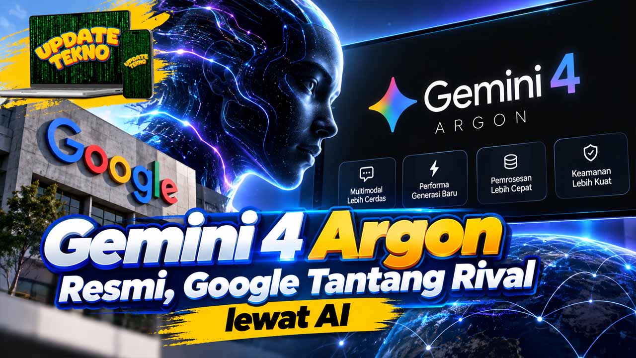 Gemini 4 Argon Resmi, Google Tantang Rival lewat AI