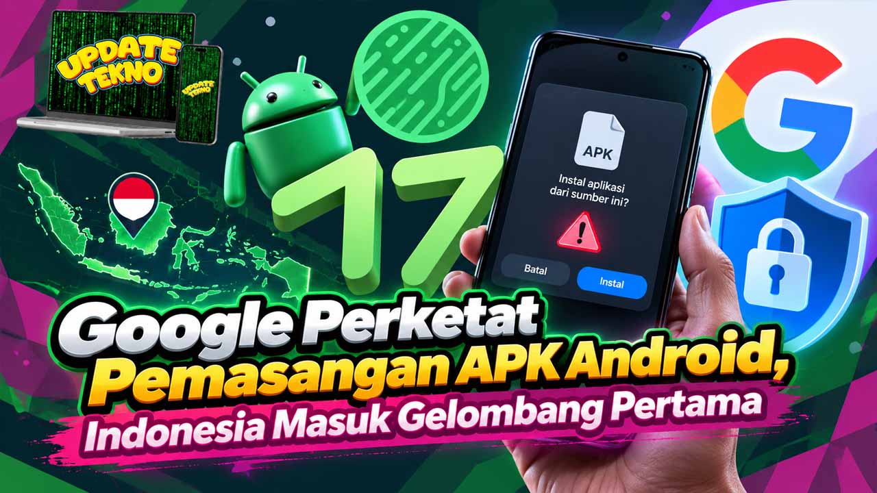 Google Perketat Pemasangan APK Android, Indonesia Masuk Gelombang Pertama