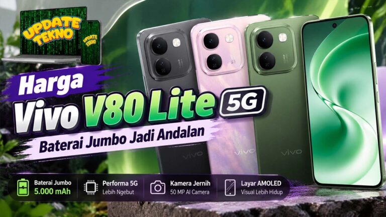 Harga Vivo V80 Lite 5G, Baterai Jumbo Jadi Andalan