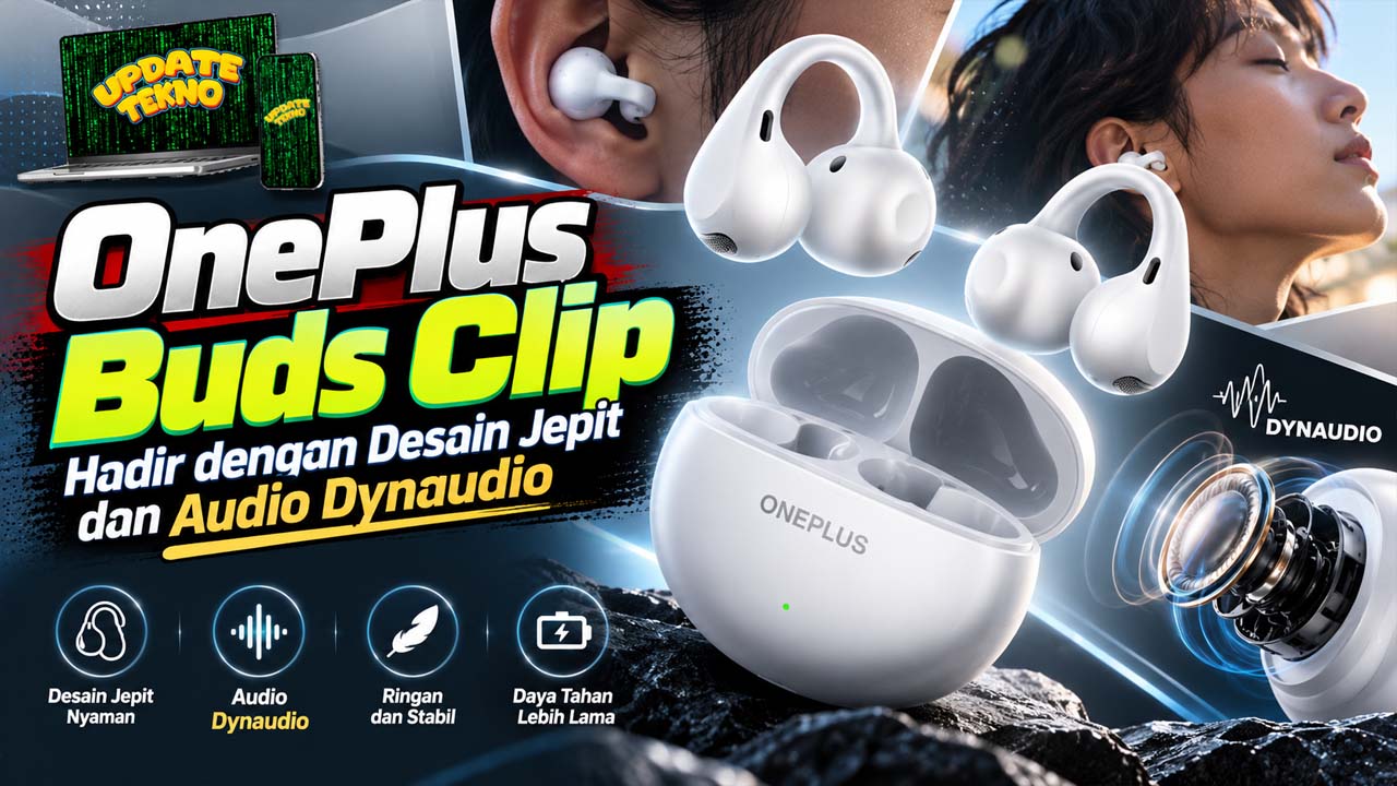 OnePlus Buds Clip Hadir dengan Desain Jepit dan Audio Dynaudio