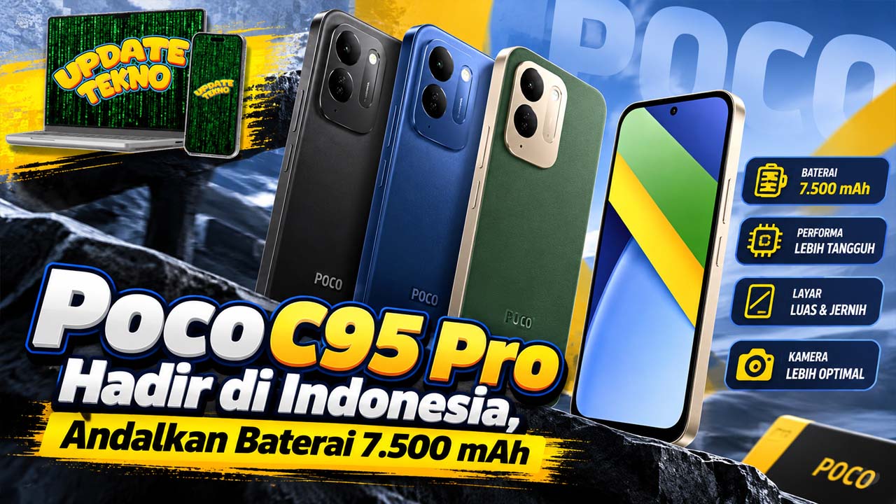 Poco C95 Pro Hadir di Indonesia, Andalkan Baterai 7.500 mAh